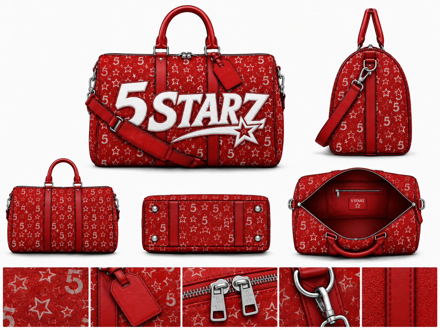 "Presidential" Duffle Bag — Red